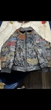 Vintage Scarface Embroidered Leather Jacket Mens Size 5XL Coat Read