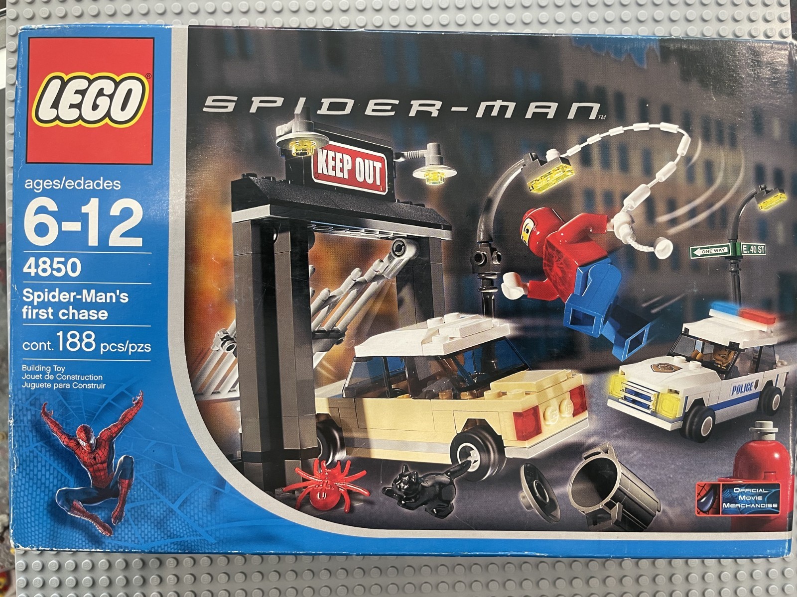 SEALED LEGO Spider-Man Spider-Man's First Chase 4850 In 2003 New Retired