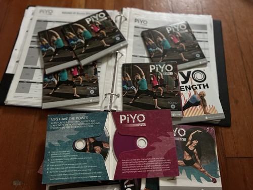 Beachbody PiYo LIVE! DVD Set + Binder Materials. Teaching version