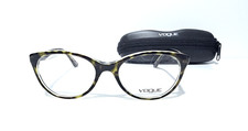 VOGUE VO 2962 1916 HAVANA BROWN CAT EYE RX EYEGLASSES 51-17-135 MM W/CASE