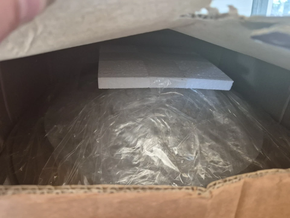 Royce Lighting Polished Brass And Frosted Glass Pendant Light Fixture - Image 3 of 4