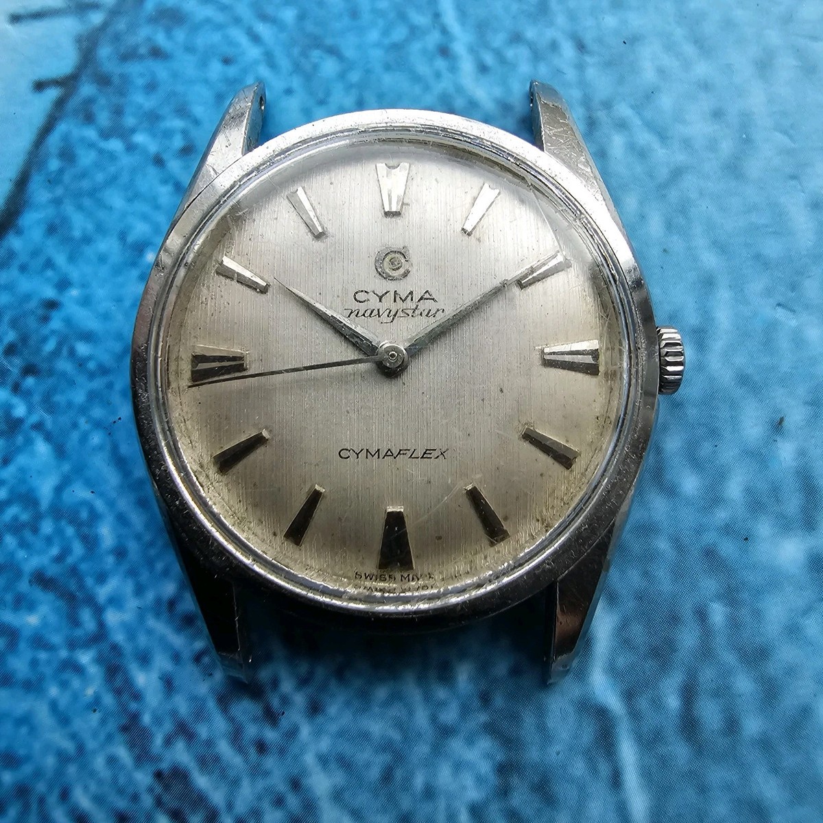 Vintage Cyma Navystar Cymaflex Hand-Winding Men's Wristwatch | eBay