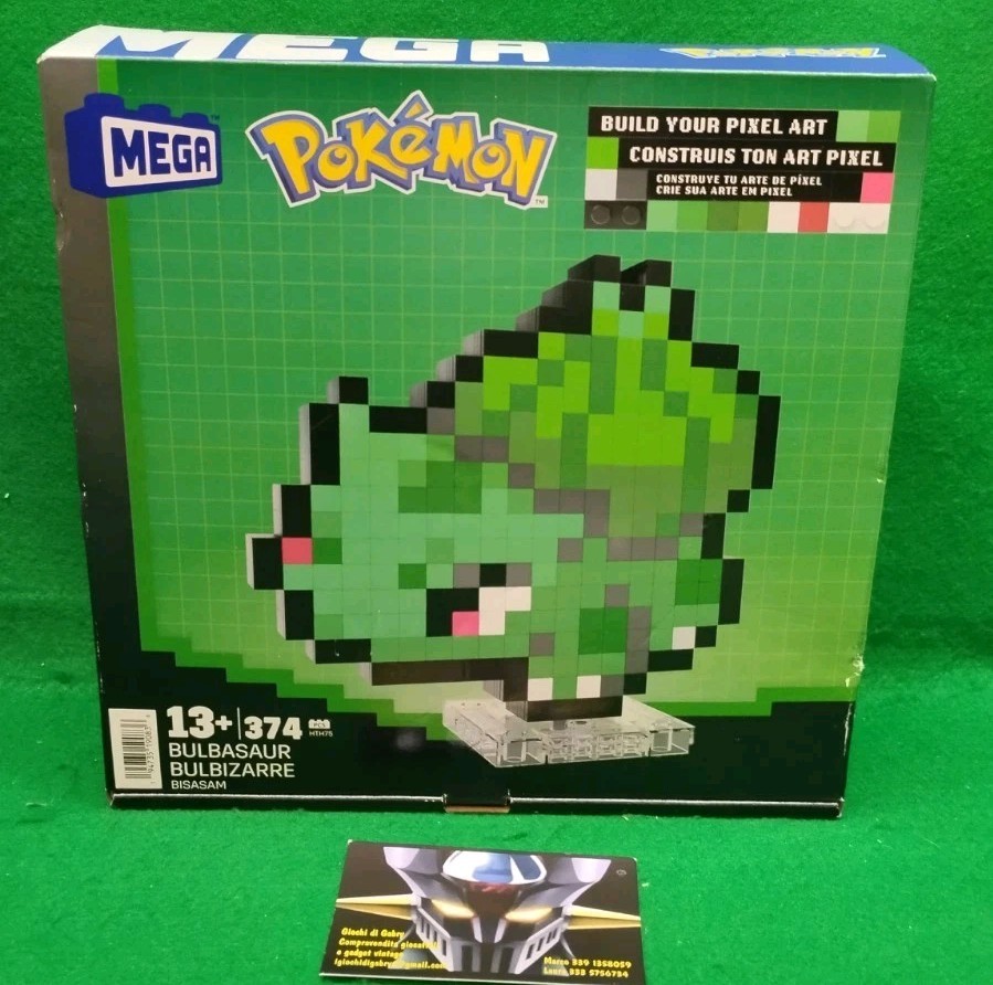 MEGA POKEMON PIXEL ART BULBASAUR - Immagine 2
