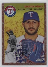 2023 Topps Chrome Platinum Anniversary 62/75 Martin Perez Martín Pérez #387 4l8