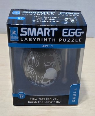 Brand New BePuzzled Smart Egg Labyrinth Skull Level 1 Logic Puzzle Brainteaser