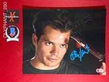 Timothy Olyphant autographed signed 11x14 photo Scream Beckett COA Ghostface