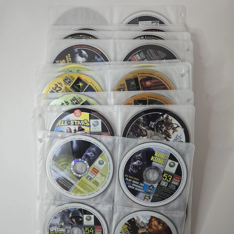 Xbox 360 & OG Xbox 116 Magazine Demo Discs Lot Def Jam Warhammer Castlevania - Image 2 of 4