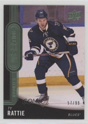 2014-15 Upper Deck Overtime Rookies Emerald 57/99 Ty Rattie #57 Rookie RC 0t2