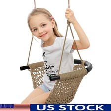 Adjustable Toddler Swing Seat Safety Cradle Indoor Outdoor Play Easy Install New