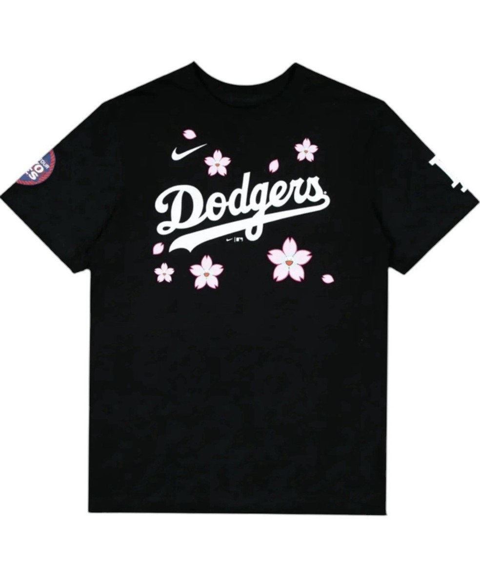 応援グッズ GR8 MLB TOKYO SERIES DODGERS T-shirts M Tokyo series TAKASHI MURAKAMI MLB nike 2025 DODGERS black XL