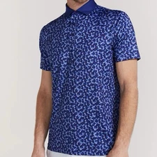 REDVANLY Norton athletic Polo Mazarine Blue L with Embroidery For Golf Players