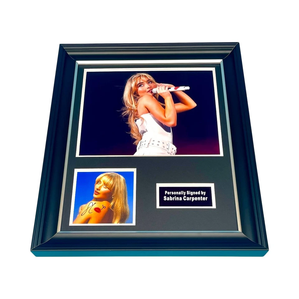 Sabrina Carpenter  SIGNED Short N' Sweet Artwork Display & COA Autographed Music - Image 4 of 4