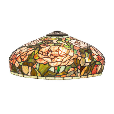 Meyda Lighting 17'' Wide Tiffany Peony, Stained - 32140