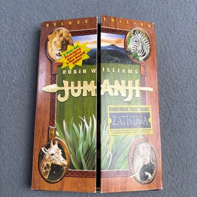 Jumanji Deluxe Edition 2-Disc DVD Board Game Packaging Robin Williams 2005