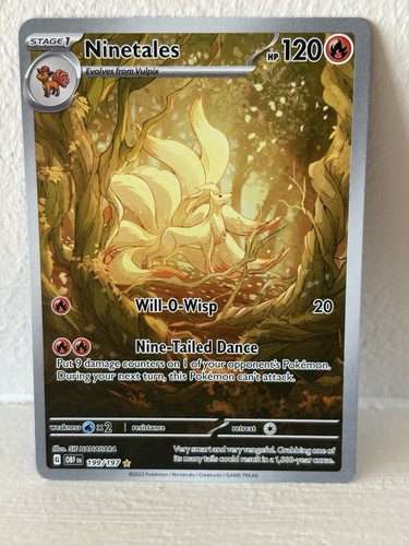 Pokémon Carta Ninetales AR - Ossidiana Infuocata 199/197 - Ita - Foto 10