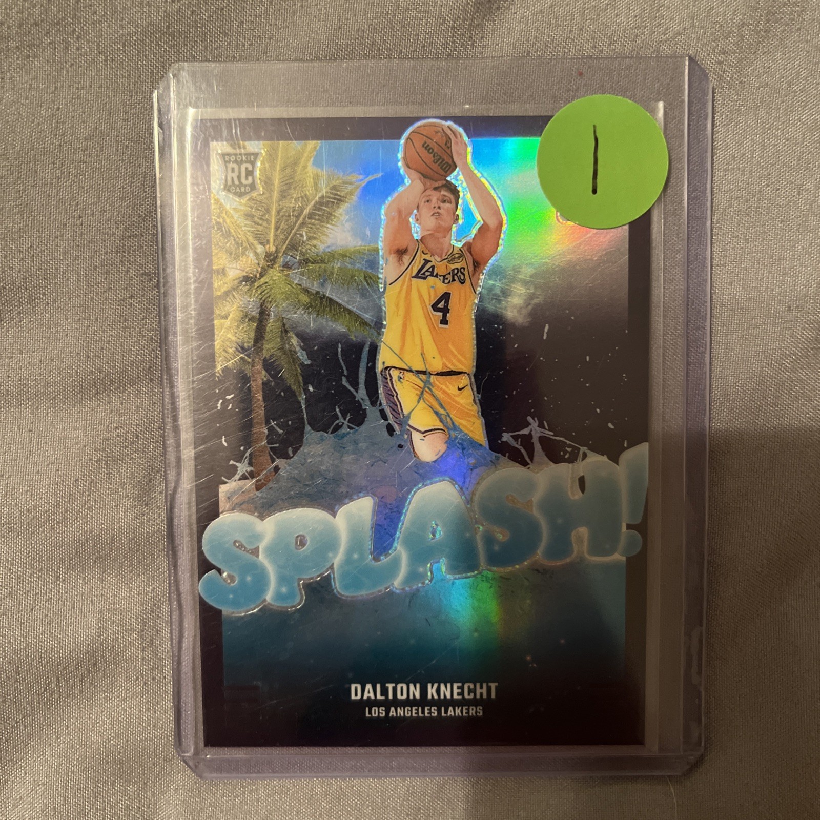 2024-25 Panini Donruss Optic - Splash! Dalton Knecht #12 Purple Prizm (RC)