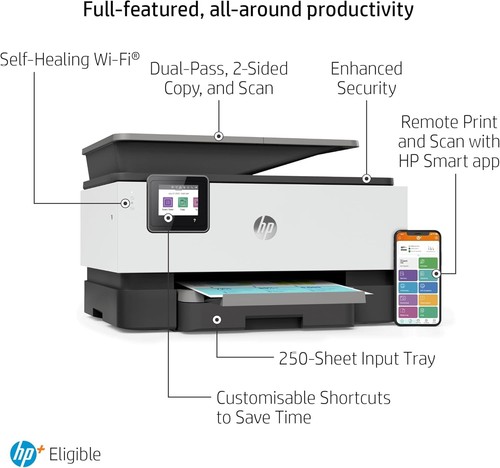 HP OFFICEJET PRO 9014E DUPLEX WIRELESS A4 COLOR MULTIFUNCTION INKJET PRINTER - Picture 8 of 10