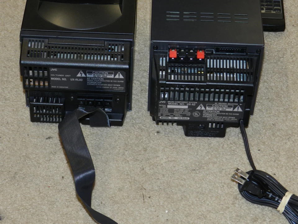 JVC UX-A3 Micro Sistema Reproductor de CD Reproductor de Cinta de Cassette **REPARADO** FUNCIONA Foto 2 de 2