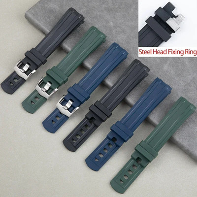 For Omega Seamaster 42mm Quality FKM Fluorine Rubber Watch Strap Band 20mm