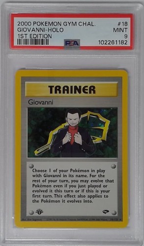 Giovanni (1st Edition) graded PSA 9 for sale on eBay