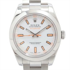 Rolex Milgauss 116400 SS SS AT white dial
