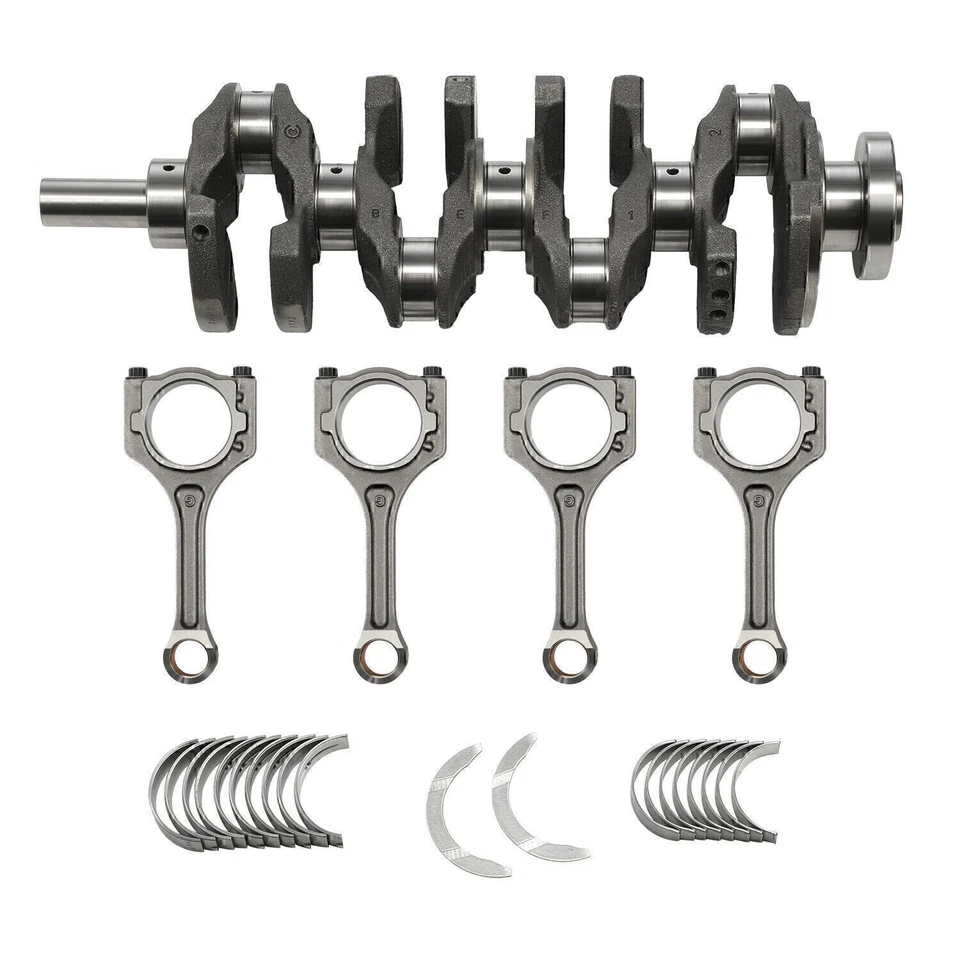 Kit de varilla de conexión del cigüeñal de 2,4 L para Hyundai Sonata Kia Forte Optima Sportage Foto 3 de 4