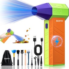 SDFM Electric Air Duster - 130000RPM Compressed Duster 3 Gear Colorful