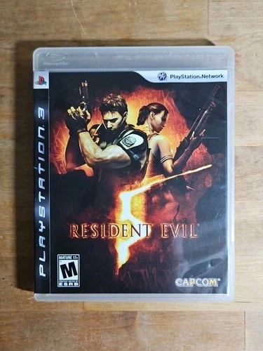 Resident Evil 5 (Sony PlayStation 3, 2009) Complete Tested Authentic Free Ship