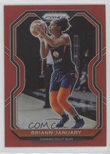 2021 Panini Prizm WNBA Red Prizm 90/299 Briann January #18 15ee
