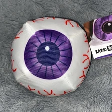 New Bark Box Super Chewer “ Eye Roller “ Dog Toy Scary Creepy Eyeball Large Size