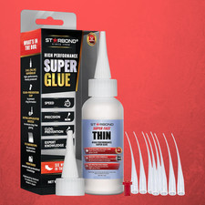 Starbond 2 oz. Super Fast Thin - Super Glue Premium Cyanoacrylate CA Glue 