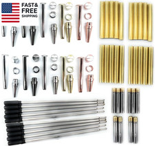 Slimline Pen Kit for Wood Turning  10 Pack with Multiple Finishes  7Mm Kit