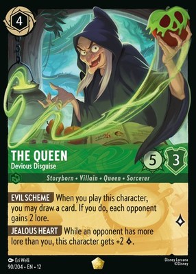 The Queen - Devious Disguise - Wilds Unknown 90/204 - Regular Nonfoil