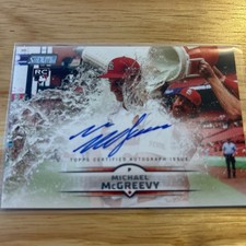 2025 Topps Chrome - Rookie Autographs Michael McGreevy #RA-MMC (AU, RC)