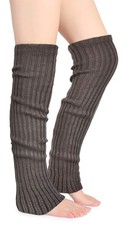 Thigh High Leg Warmers for Women Over Knee High Crochet Long Socks Accessories