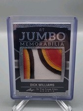 2025 Leaf In The Game DICK WILLIAMS Jumbo Game-Used Patch #4/7 Baltimore HOF