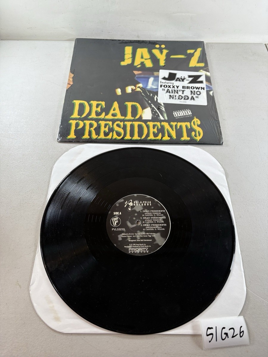 NICE LP Jaÿ-Z Dead President$ presidents Record 51G26 49925323313