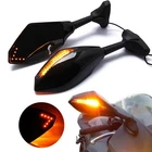 Racing Rearview Mirrors & Turn Signals LED For Kawasaki Ninja ZX25R ZX4R ZX4RR