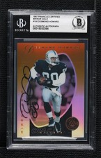 BAS 1997 Pinnacle Certified Mirror Gold Desmond Howard #100 BGS Authentic 3c7