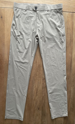 Greyson Montauk Trouser Pants Mens 34x32 (Actual 36x32) Beige Golf Performance