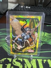 2025 Topps Chrome Marvel Jane Foster Yellow Lava Refractor #90