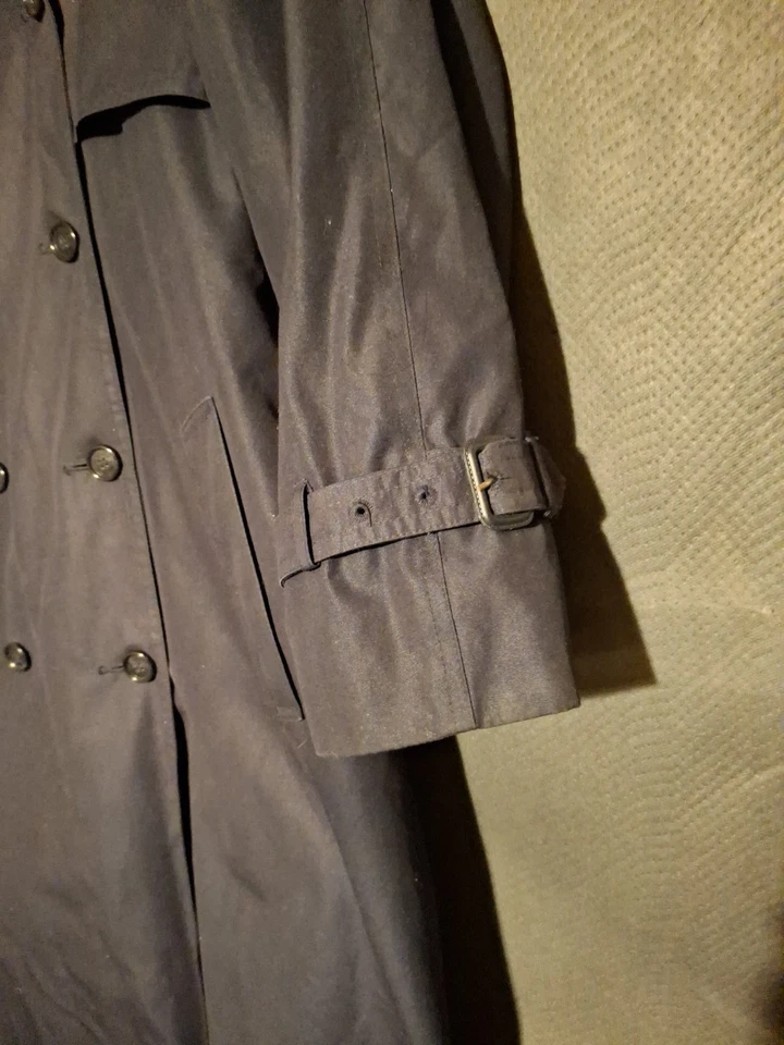 Towne от London туман женщин синий Тренч с съемной подкладкой, размер 8 Reg - Изображение 2 из 4