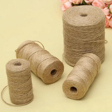 1/6 in 4 mm X 328 Ft 100 Meters Jute Twine Rope String for Home Decoratin...