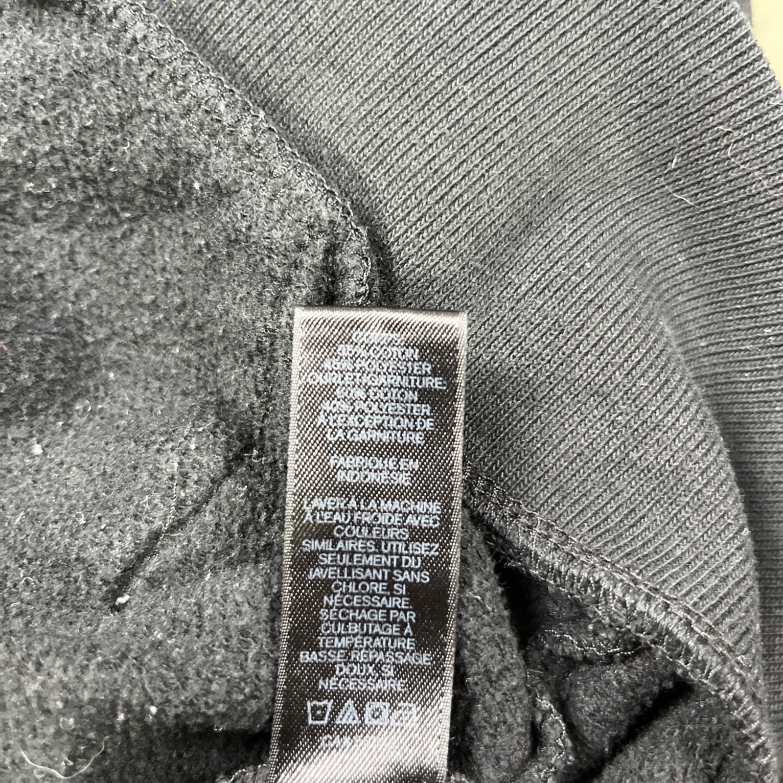 Express Men’s Black Basic Essentials Zip Up Small… - image 8