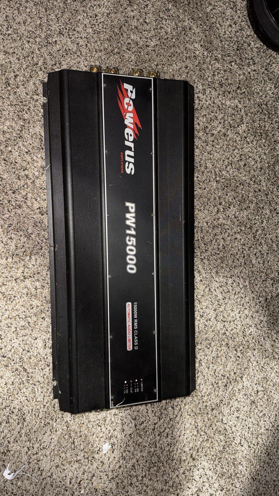 Powerus PW15000 Mono Channel Car Audio Amplifier 15000W RMS MPN PW15000