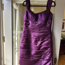Bill Levkoff Women's Size 14 Prom Formal Dress Short Pleated Dress EUC