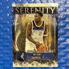 2025-26 Topps Chrome Basketball Anthony Edwards Serenity #SY-4 Timberwolves