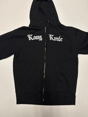King Krule “Kang Krule” Black Zip-Up Hoodie Size M 2023 Tour