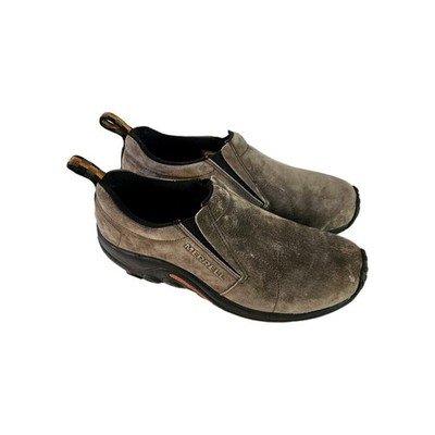 Merrell Jungle Moc Mens 11 Slip On Suede Leather Shoes Taupe Brown J60787 main_926012_TAUPE-  main image 4
