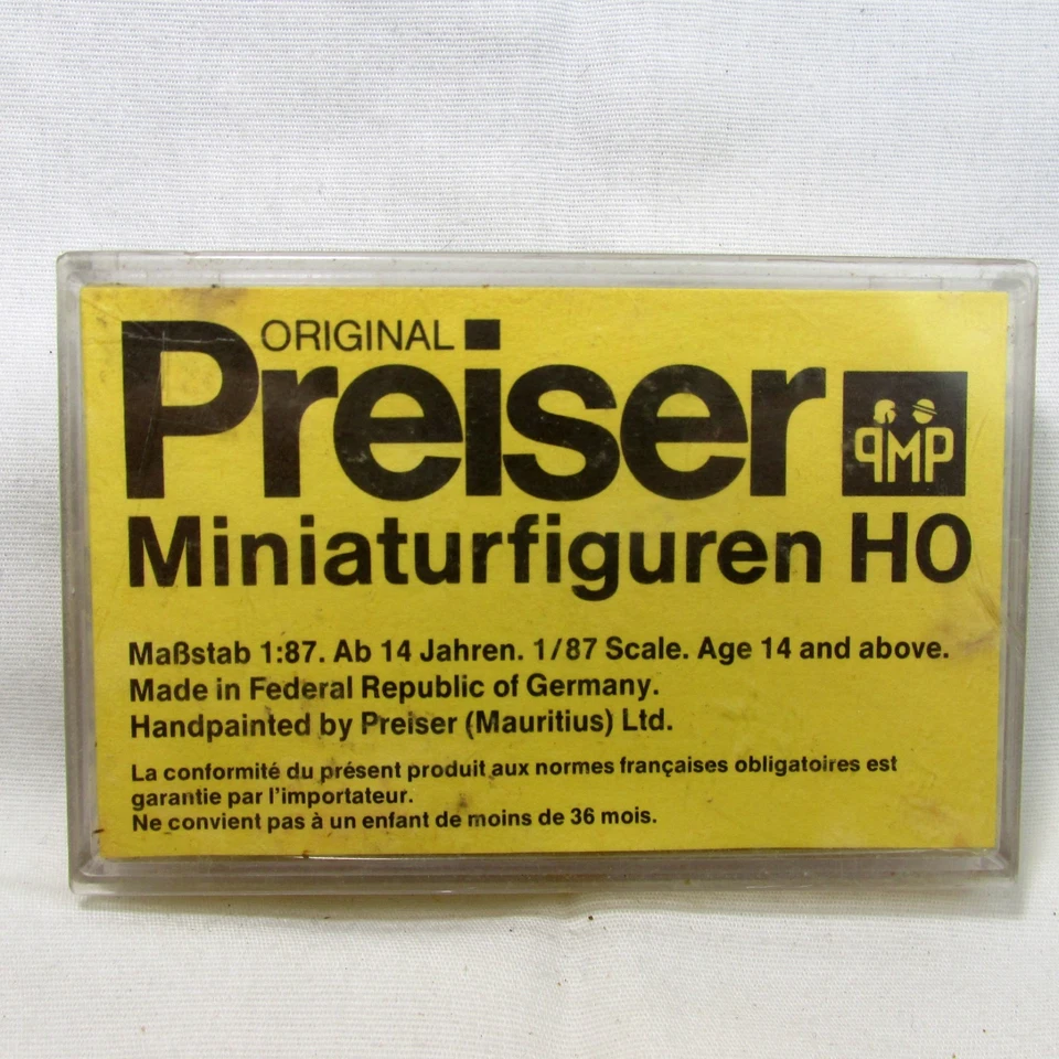 Raro PREISER #0615 HO Escala 1/87 Modelo Conjunto de 12 Intérpretes de Banda de Marcha Alemania Foto 4 de 4